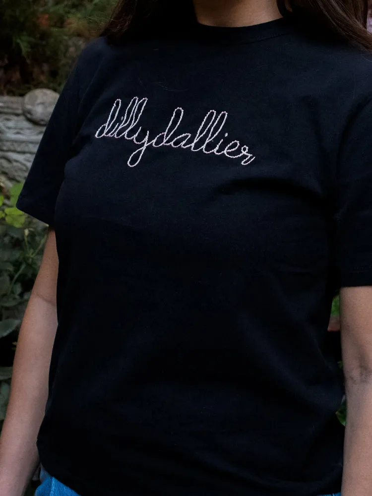 "dillydallier" T-Shirt sold by Lingua Franca NYC