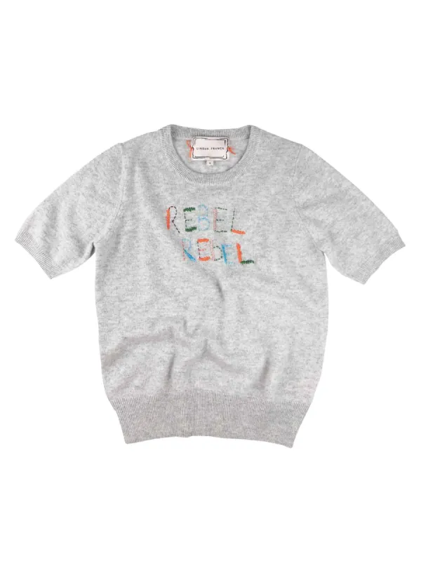"rebel rebel" Short Sleeve sold by Lingua Franca NYC