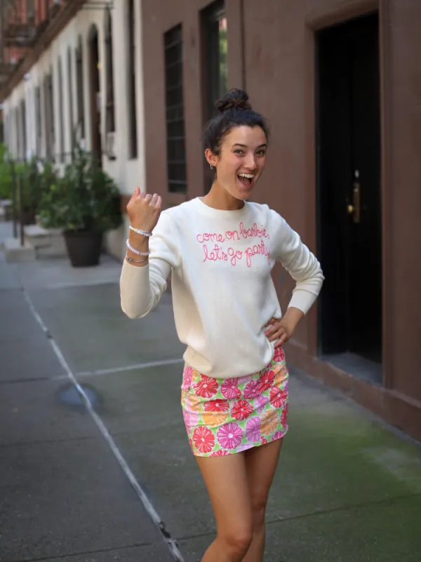 "come on barbie, let's go party" Crewneck sold by Lingua Franca NYC