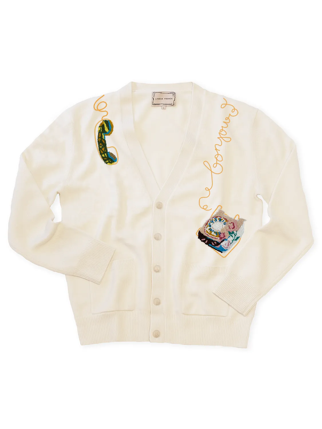 The Bonjour Oversized Cardigan sold by Lingua Franca NYC product image thumbnail 4