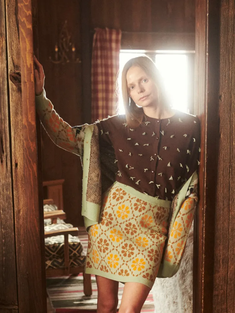 Quilt Knot Cardigan sold by Lingua Franca NYC product image thumbnail 2