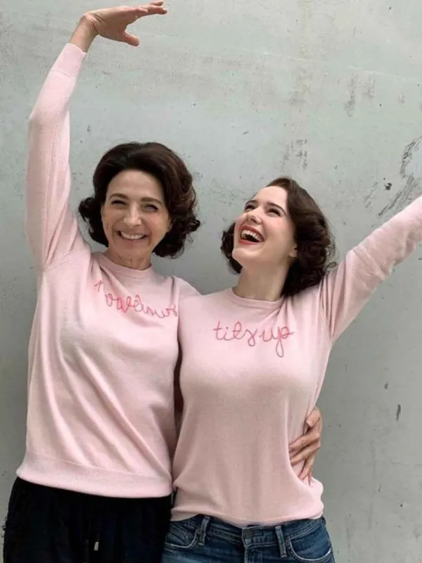 "tits up" Crewneck sold by Lingua Franca NYC