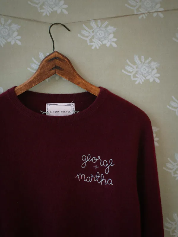 Lovebird Crewneck sold by Lingua Franca NYC