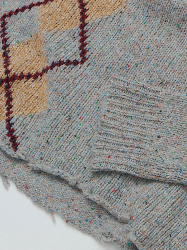 Lee Tweed Argyle Polo sold by Lingua Franca NYC product image thumbnail 4