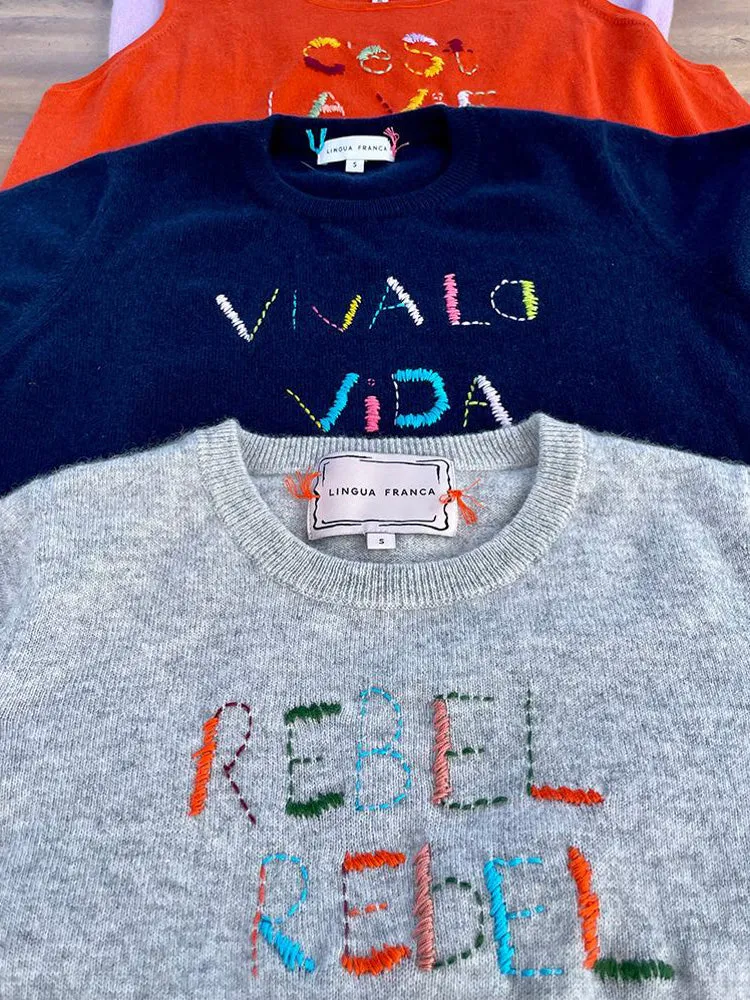 "viva la vida" Short Sleeve sold by Lingua Franca NYC product image thumbnail 2