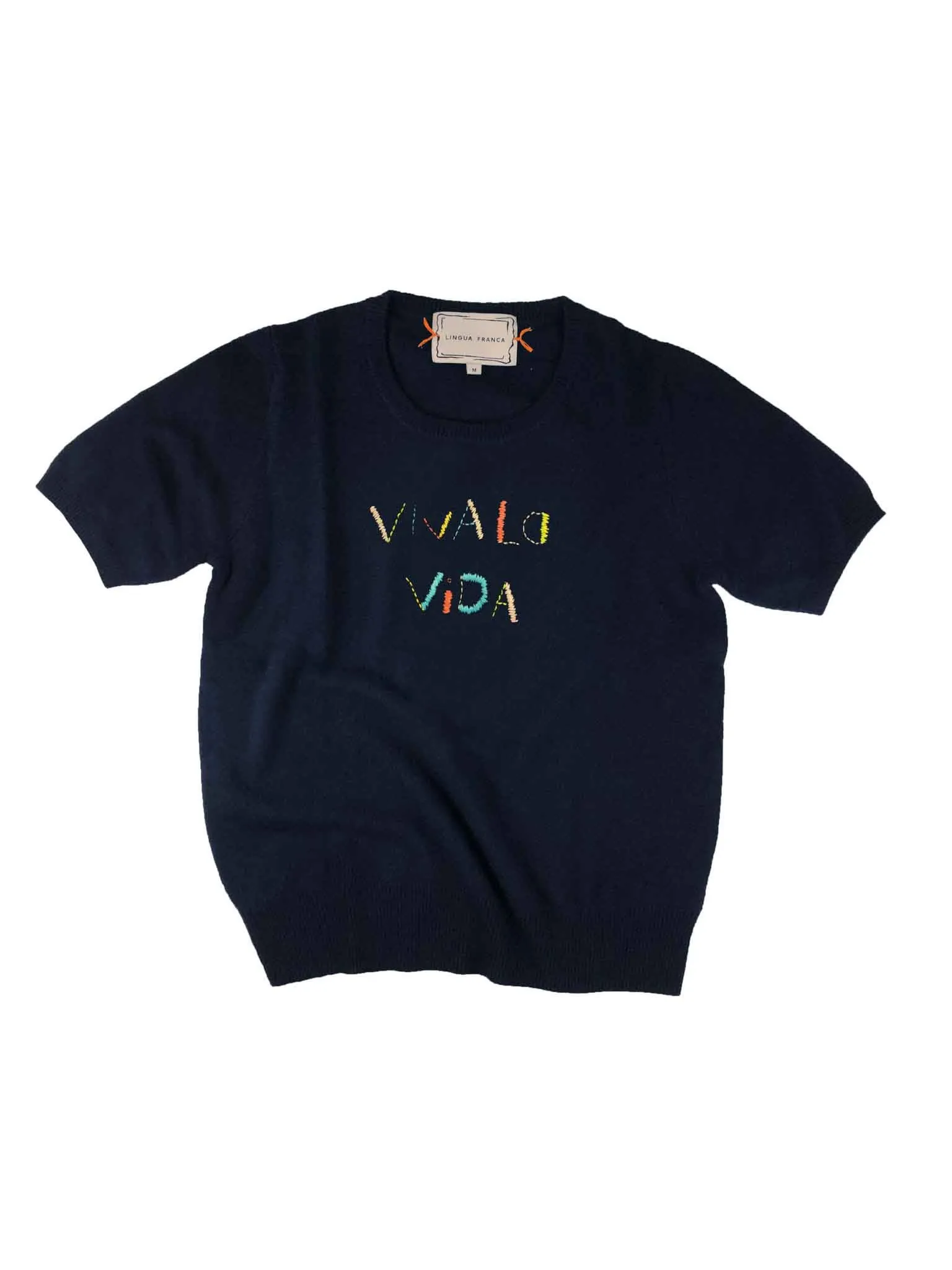"viva la vida" Short Sleeve sold by Lingua Franca NYC