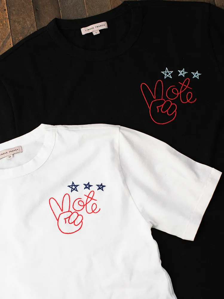 Vote T-shirt sold by Lingua Franca NYC product image thumbnail 2