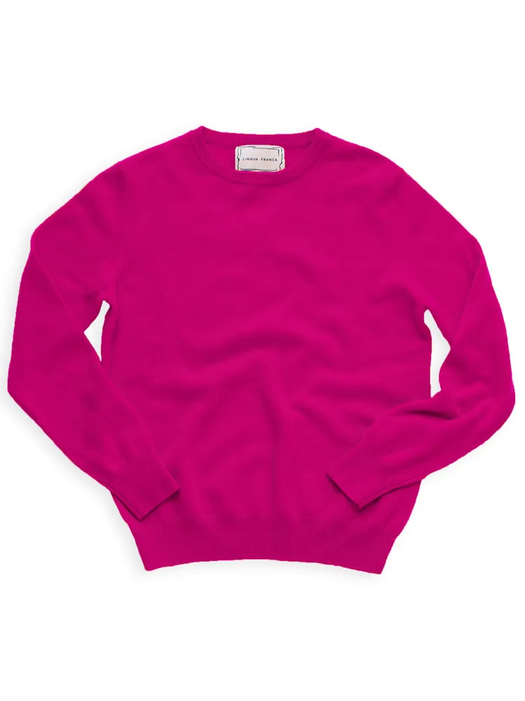 Stacked Monogram Crewneck sold by Lingua Franca NYC product image thumbnail 4