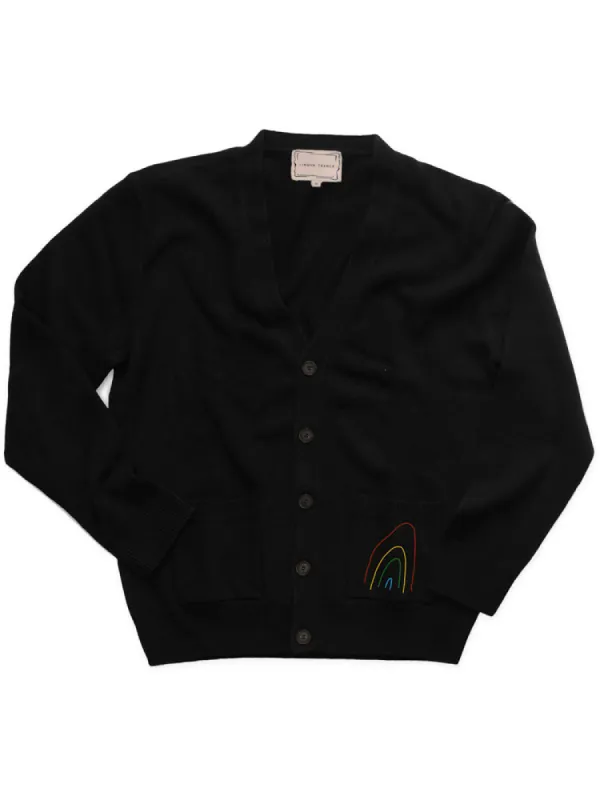 Rainbow Oversized Cardigan sold by Lingua Franca NYC