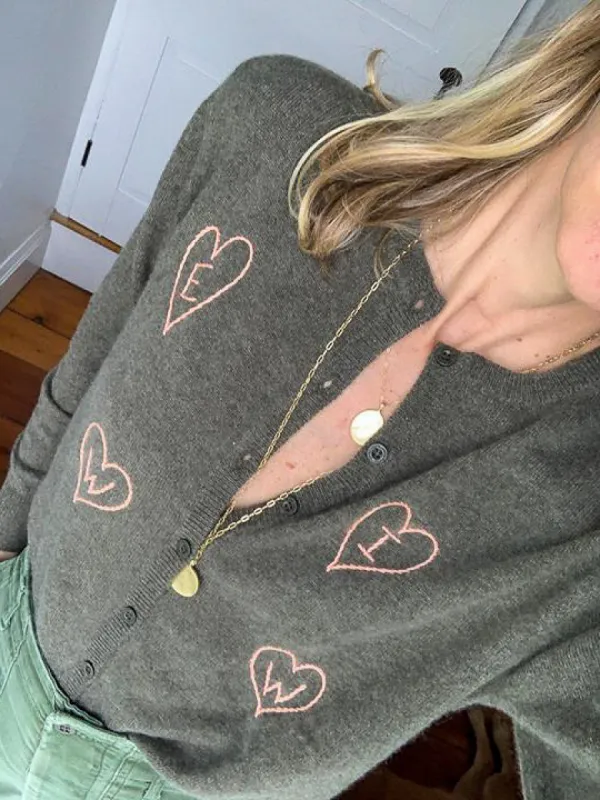 Mama Love Cardigan sold by Lingua Franca NYC