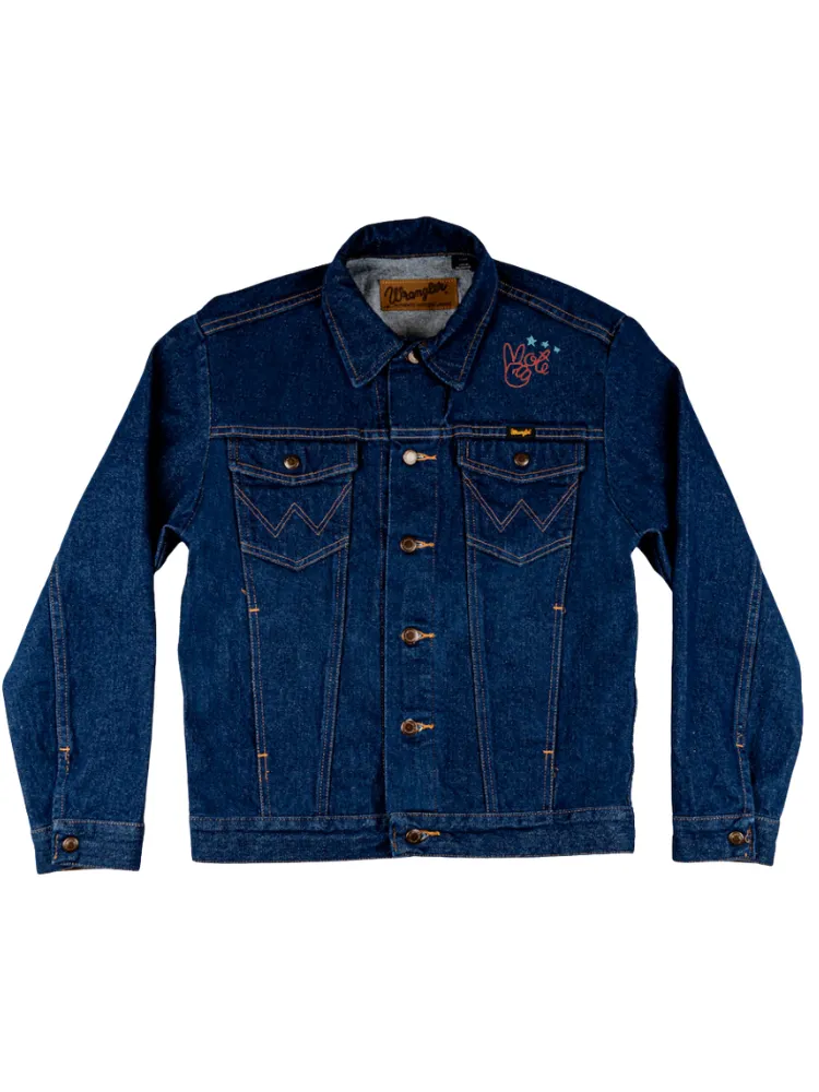 Peace and Vote Adult Wrangler® Jacket sold by Lingua Franca NYC product image thumbnail 2