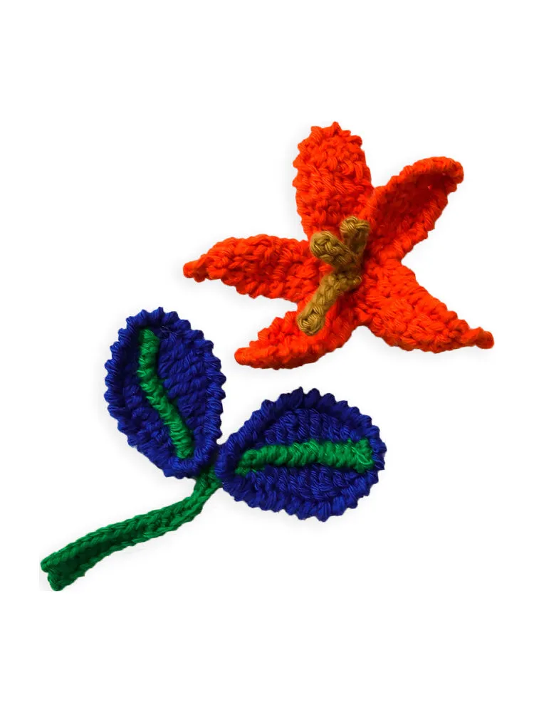 Crochet Flower Patch sold by Lingua Franca NYC product image thumbnail 4