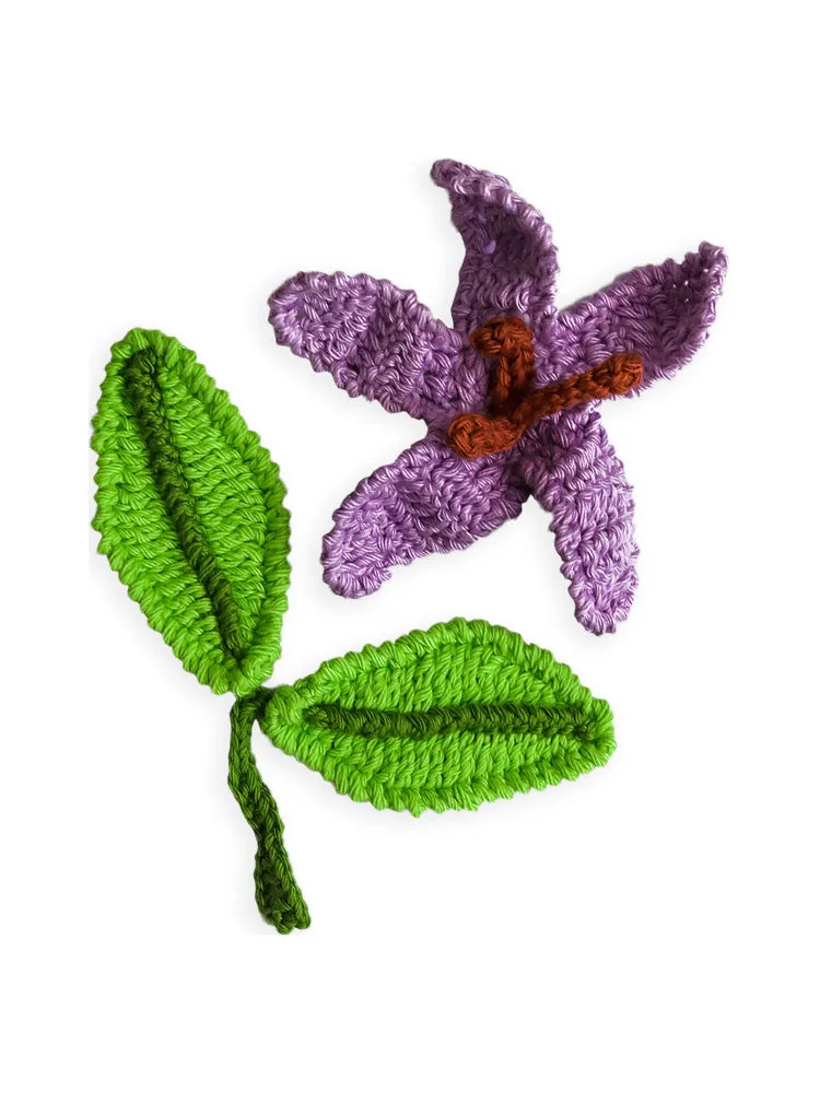 Crochet Flower Patch sold by Lingua Franca NYC product image thumbnail 3