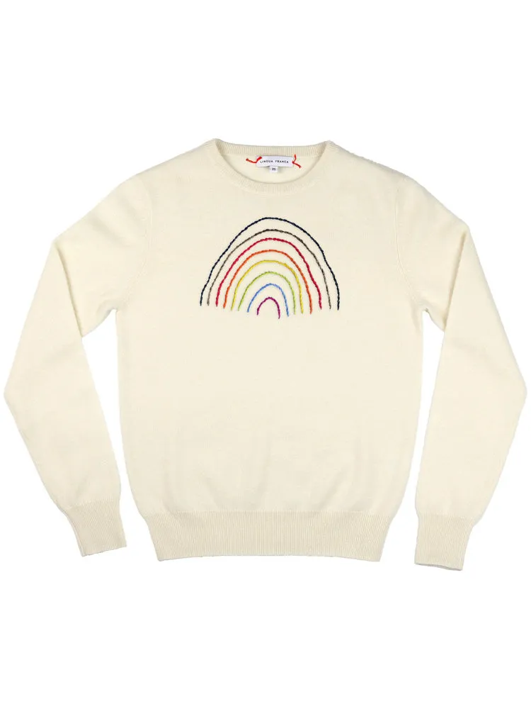 Unity Rainbow Crewneck sold by Lingua Franca NYC product image thumbnail 2