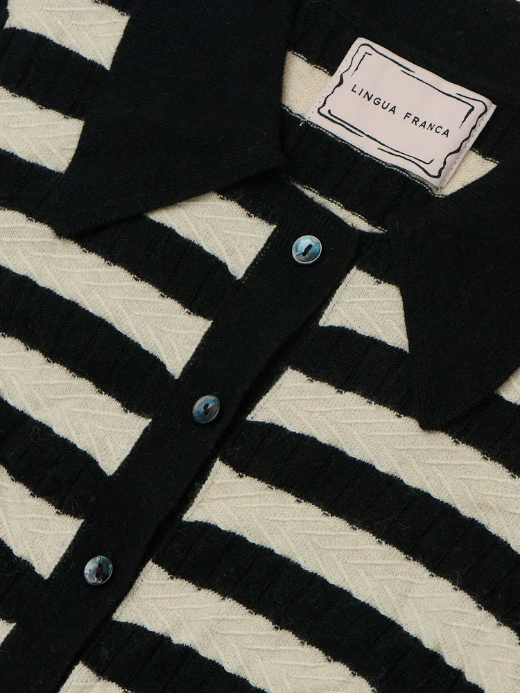 Morrissey Textured Stripe Dress sold by Lingua Franca NYC product image thumbnail 3