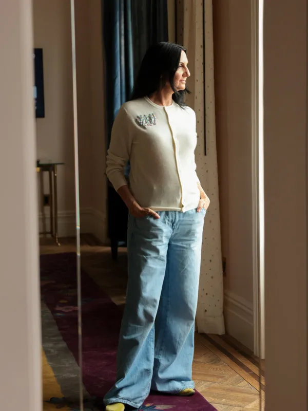 Hunky Dory Beaded Cardigan sold by Lingua Franca NYC product image thumbnail 3