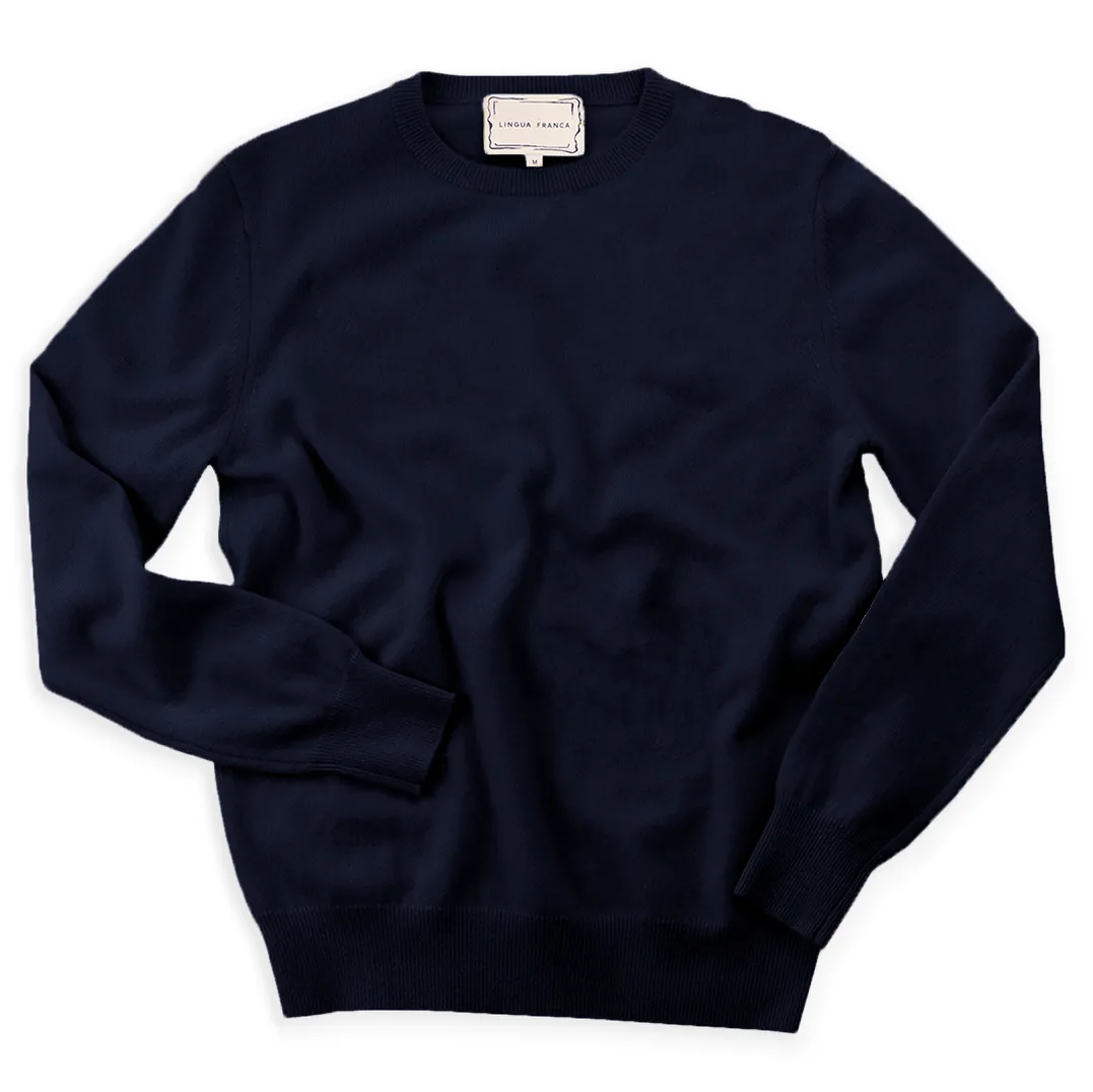 Womens Classic Crewneck, Sans Stitching sold by Lingua Franca NYC product image thumbnail 5