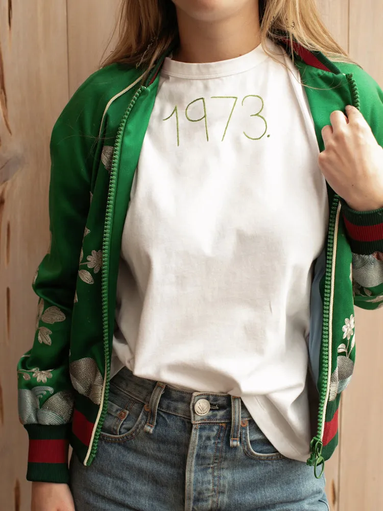 "1973" T-Shirt sold by Lingua Franca NYC product image thumbnail 2