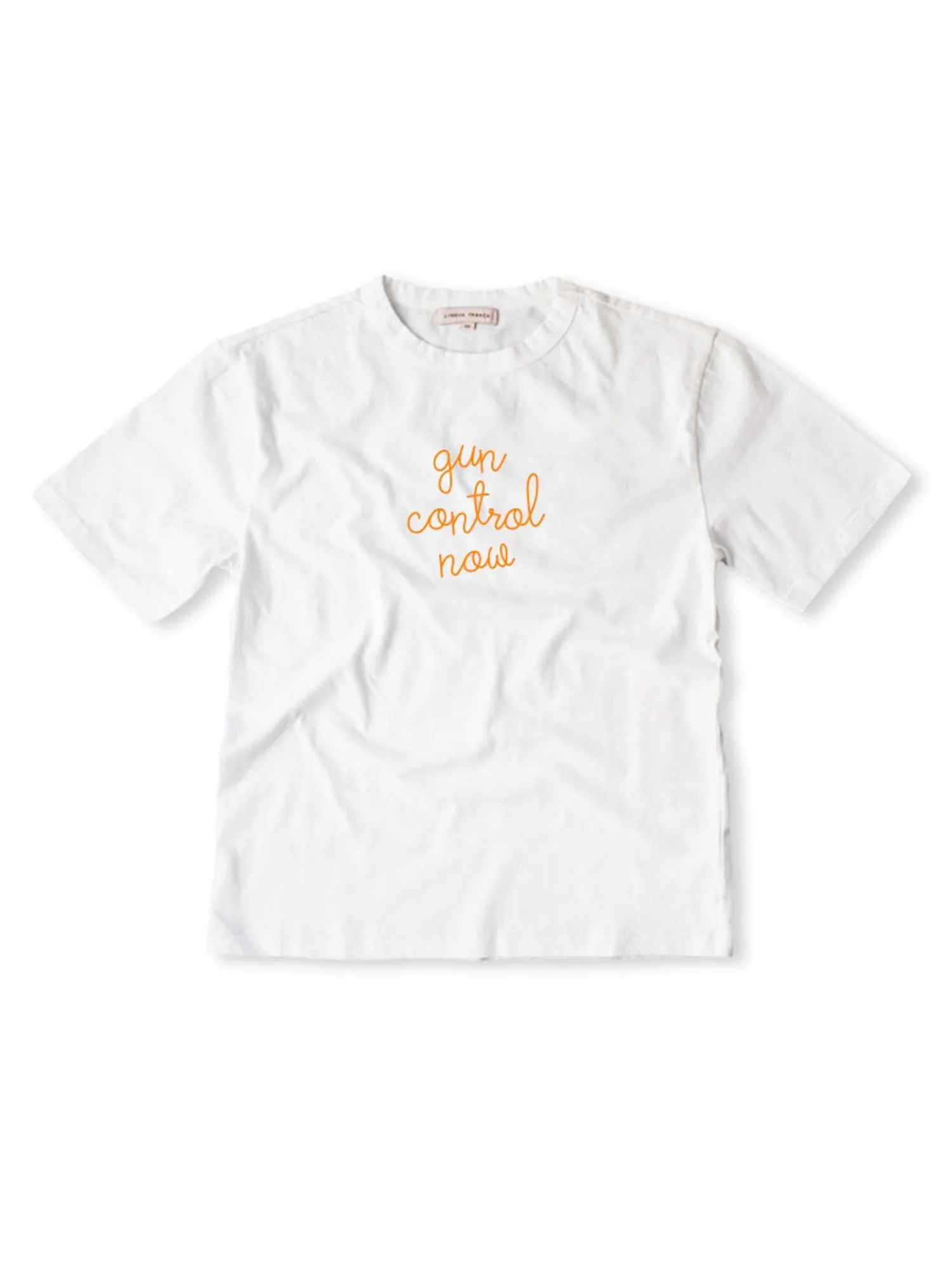 "gun control now" T-Shirt sold by Lingua Franca NYC product image thumbnail 3