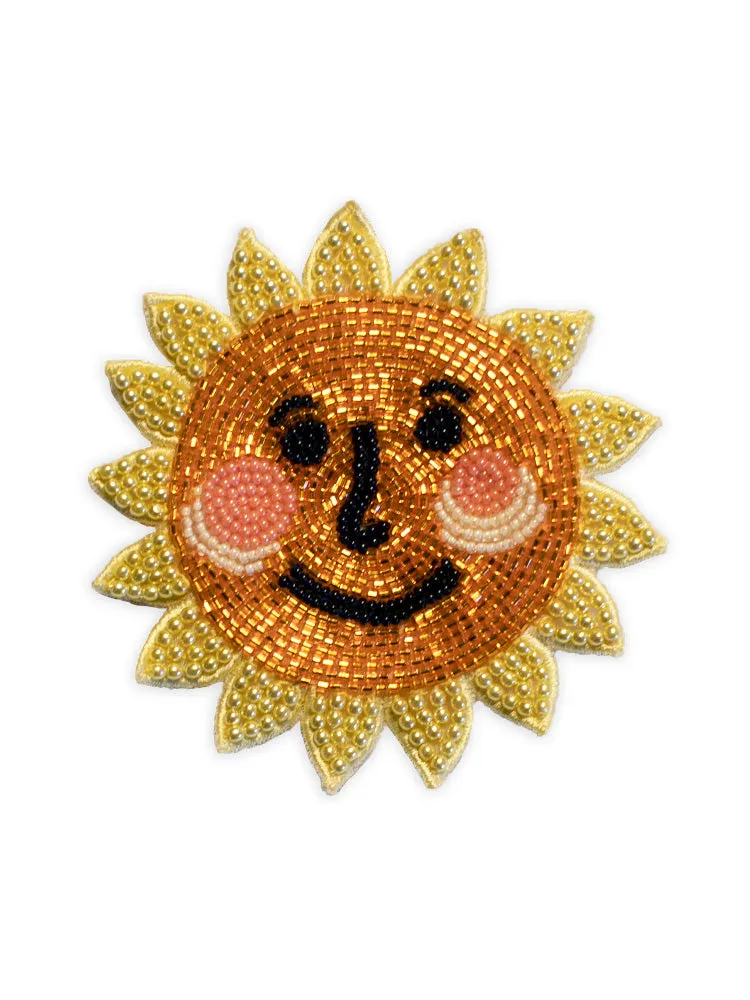 Beaded Sun Patch sold by Lingua Franca NYC