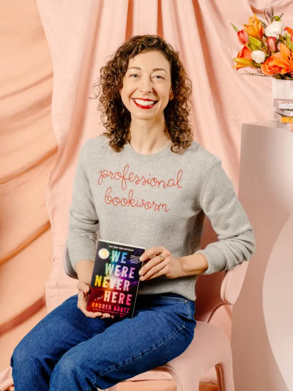 "professional bookworm" Crewneck sold by Lingua Franca NYC