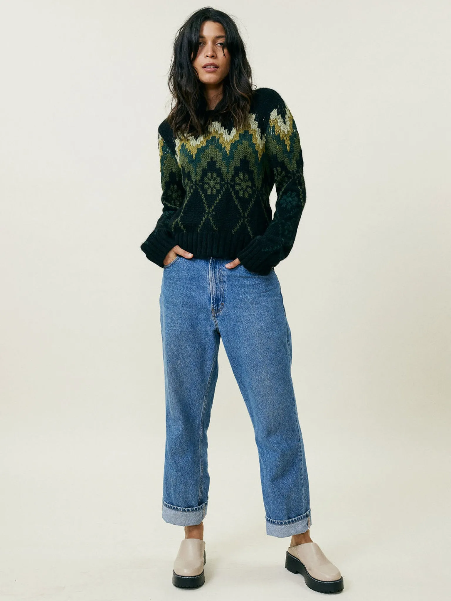 Margaux Zig Zag Sweater sold by Lingua Franca NYC product image thumbnail 4