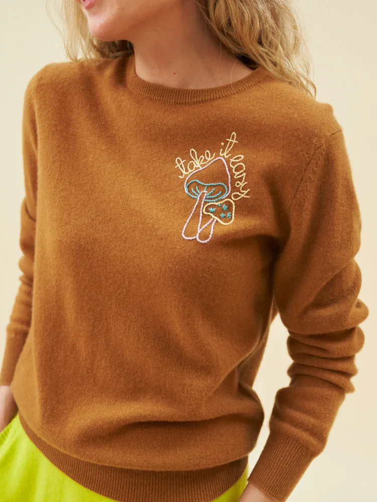 Take it Easy Crewneck sold by Lingua Franca NYC product image thumbnail 4