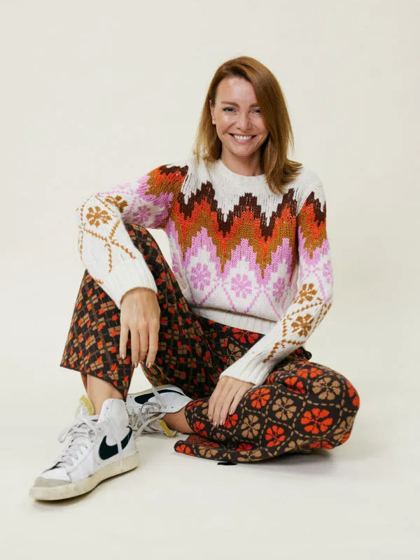Margaux Zig Zag Sweater sold by Lingua Franca NYC product image thumbnail 3