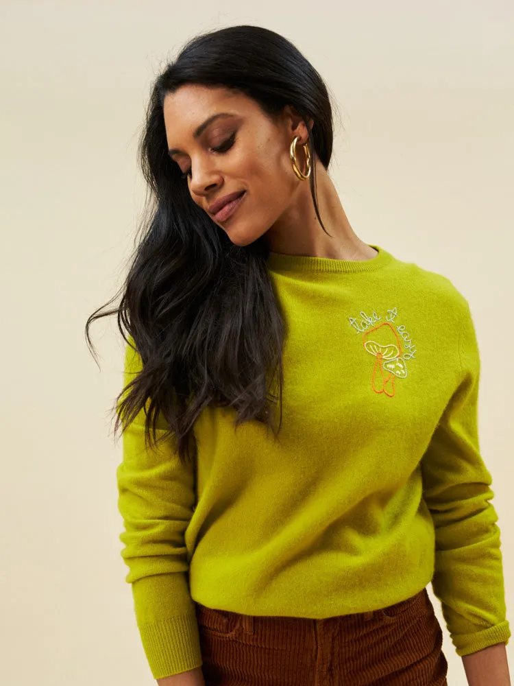 Take it Easy Crewneck sold by Lingua Franca NYC