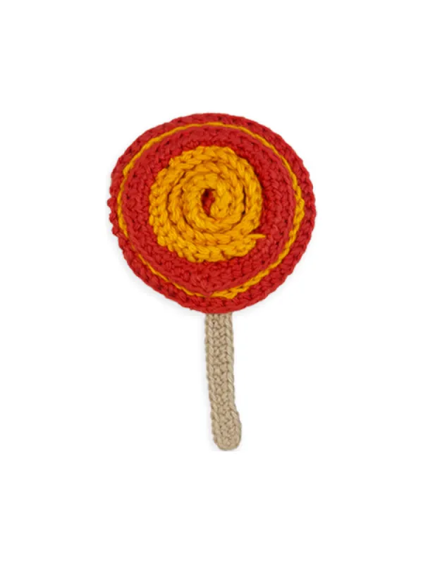 Crochet Lollipop Patch made by Lingua Franca NYC
