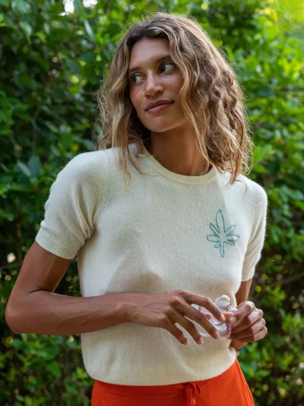 Sweet Leaf Short Sleeve sold by Lingua Franca NYC