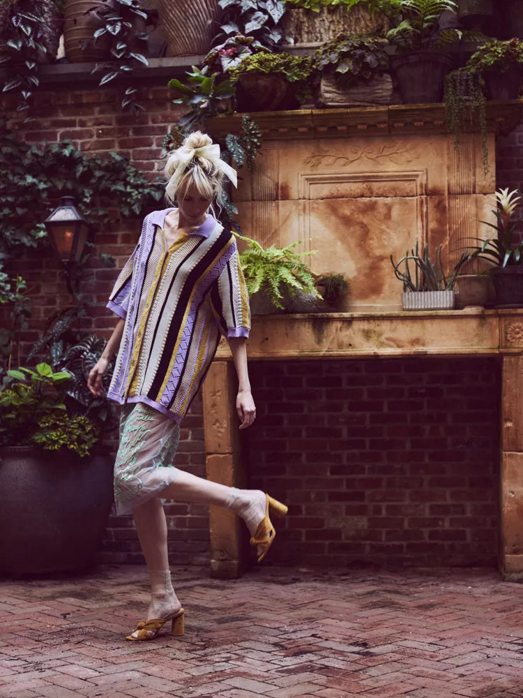 Edwin Striped Camp Shirt sold by Lingua Franca NYC product image thumbnail 5