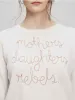 "mothers. daughters. rebels." Crewneck sold by Lingua Franca NYC