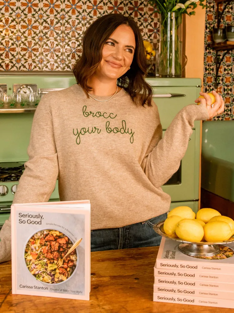 "brocc your body" Crewneck sold by Lingua Franca NYC