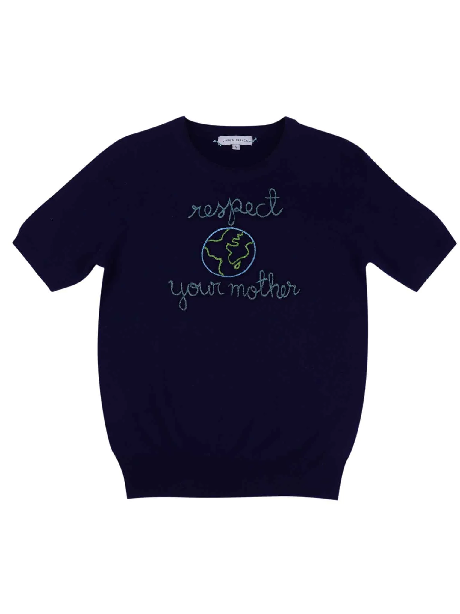 "respect your mother" Short Sleeve sold by Lingua Franca NYC