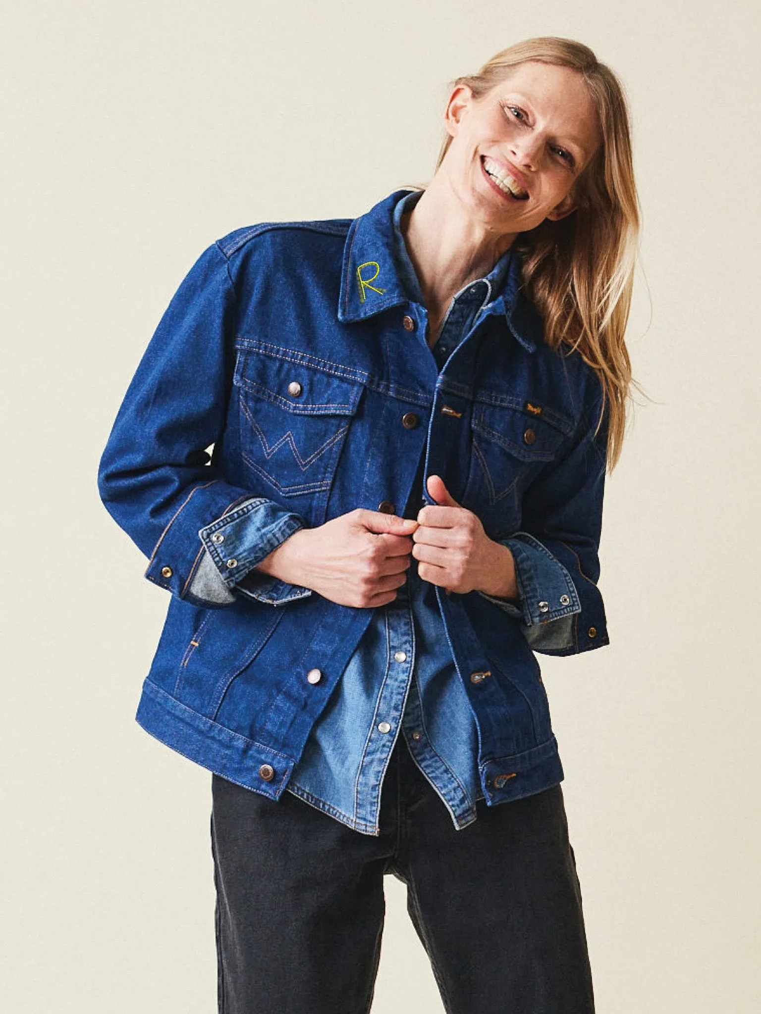 Custom Wrangler® Adult Jacket sold by Lingua Franca NYC product image thumbnail 4