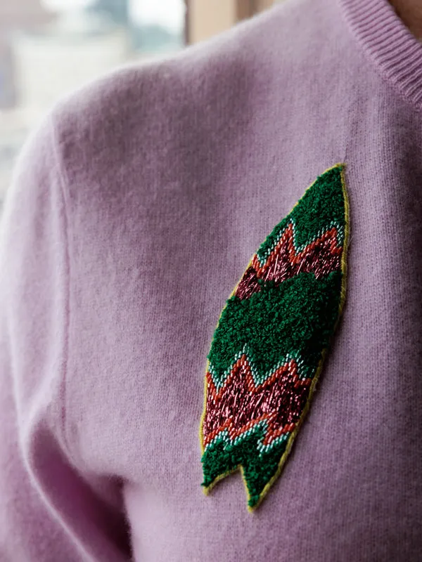 Beaded Surfboard Cardigan sold by Lingua Franca NYC product image thumbnail 3