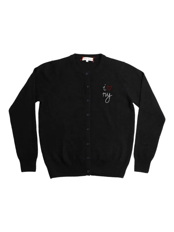 "i heart ny" Cardigan sold by Lingua Franca NYC