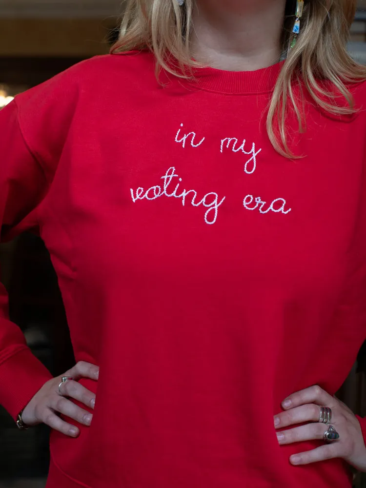 "in my voting era" Women's Sweatshirt sold by Lingua Franca NYC