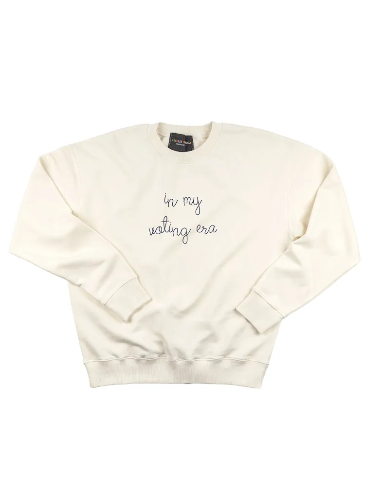 "in my voting era" Women's Sweatshirt sold by Lingua Franca NYC product image thumbnail 2