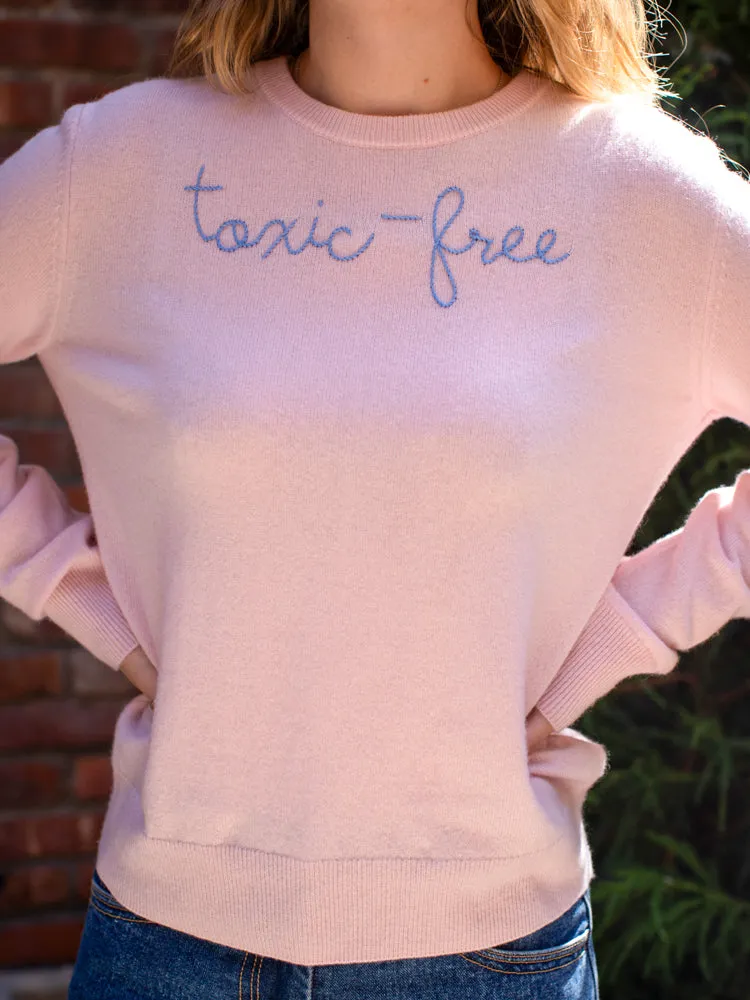 "toxic-free" Crewneck sold by Lingua Franca NYC