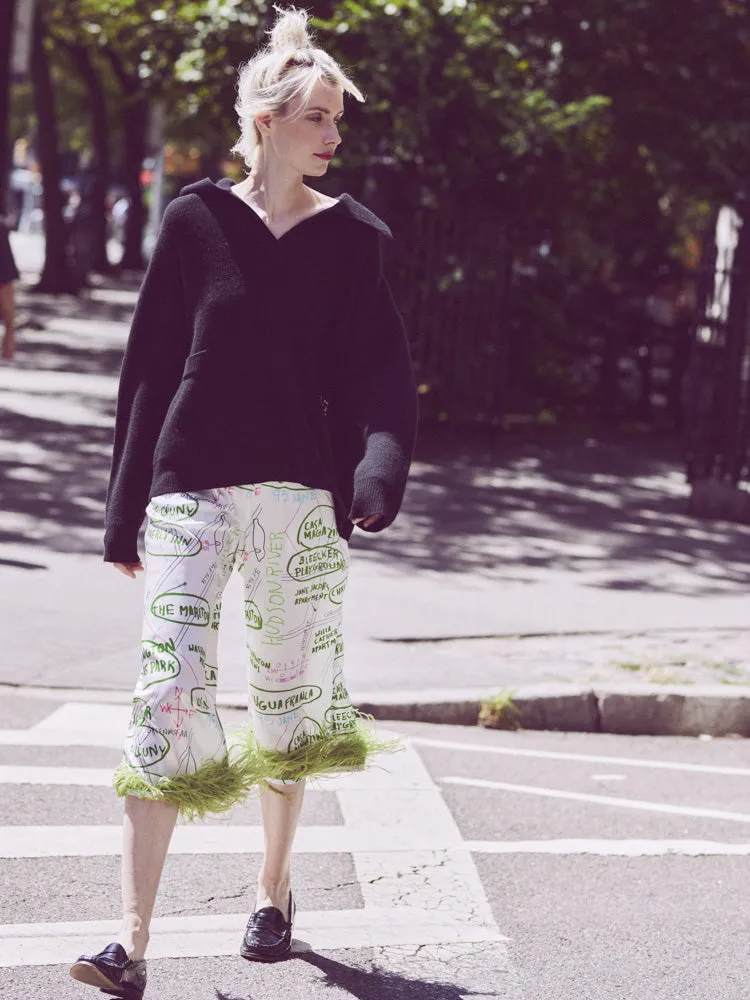 Charlie Oversized Polo sold by Lingua Franca NYC product image thumbnail 5