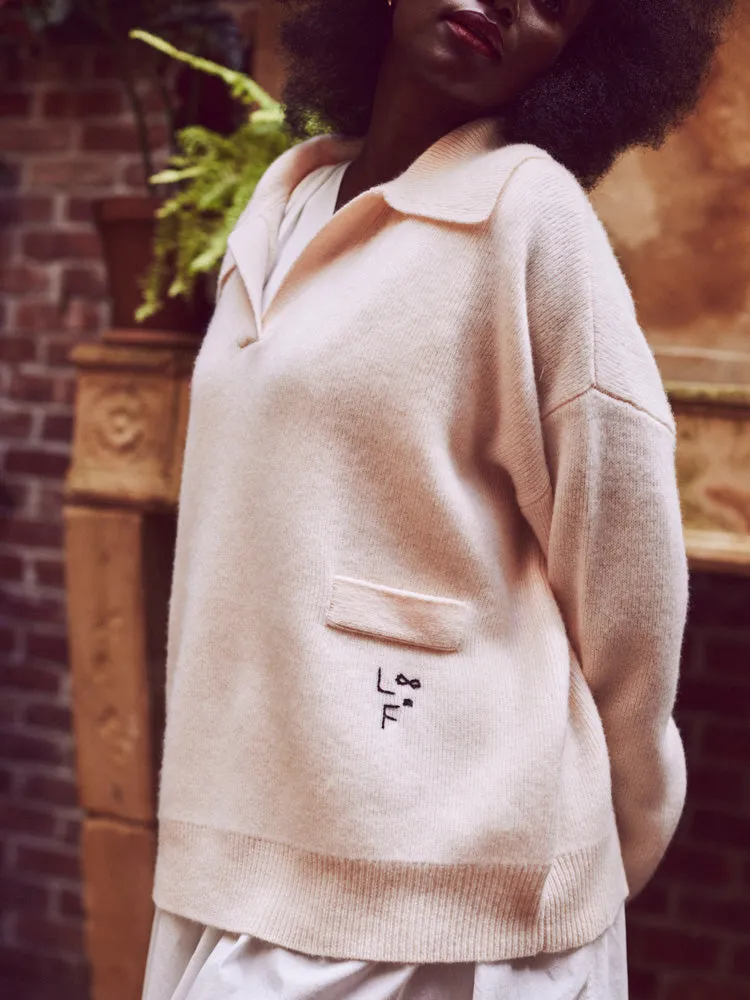 Charlie Oversized Polo sold by Lingua Franca NYC product image thumbnail 4