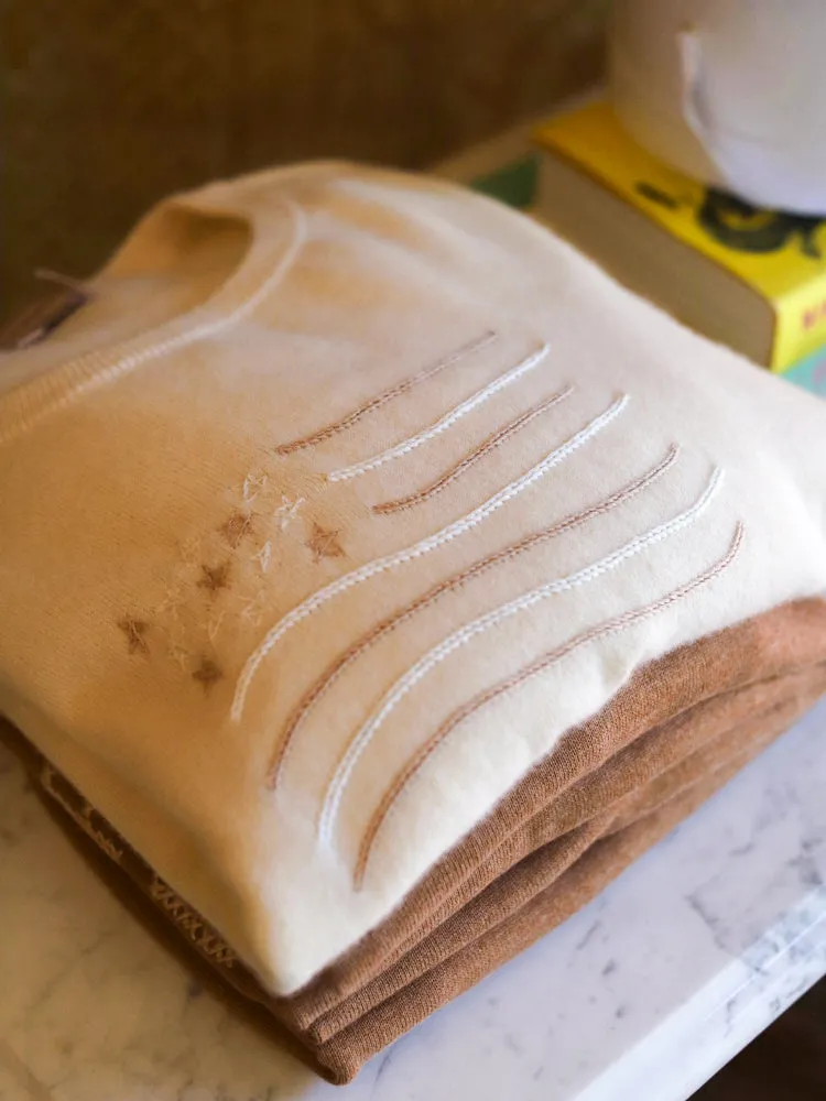 Unity Flag Women's Crewneck sold by Lingua Franca NYC product image thumbnail 3