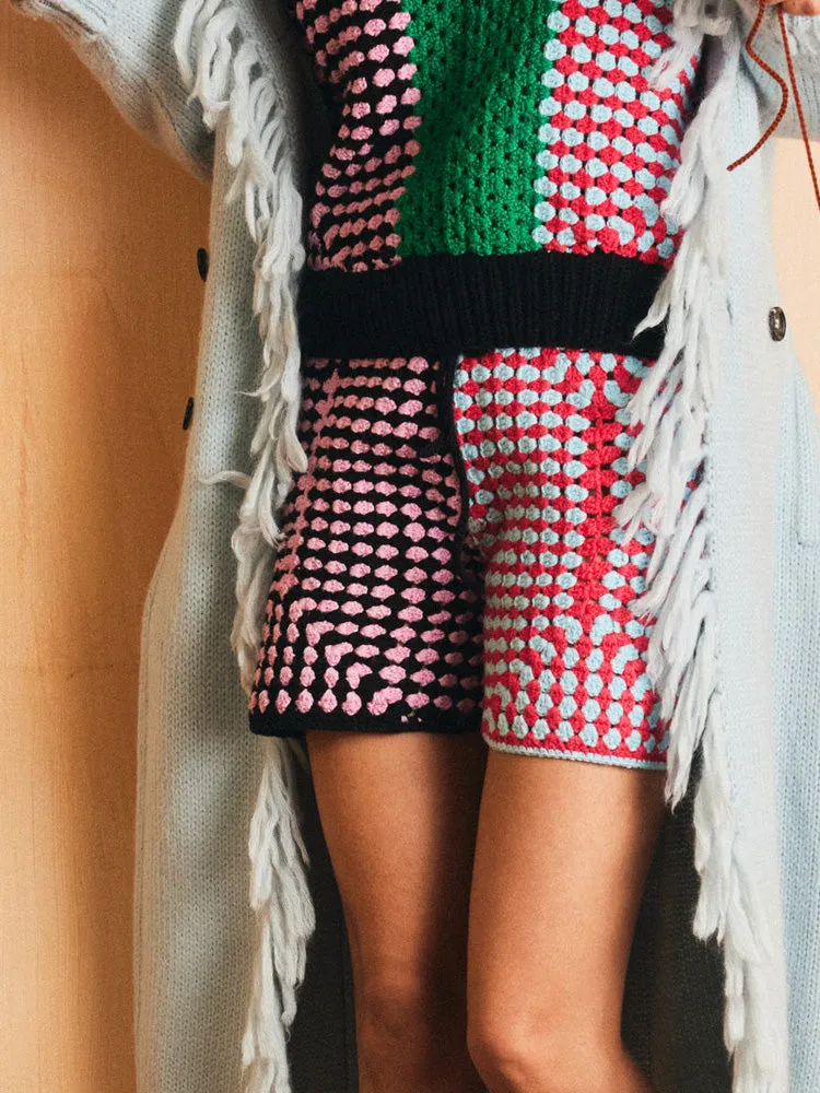 Simko Crochet Shorts sold by Lingua Franca NYC product image thumbnail 5