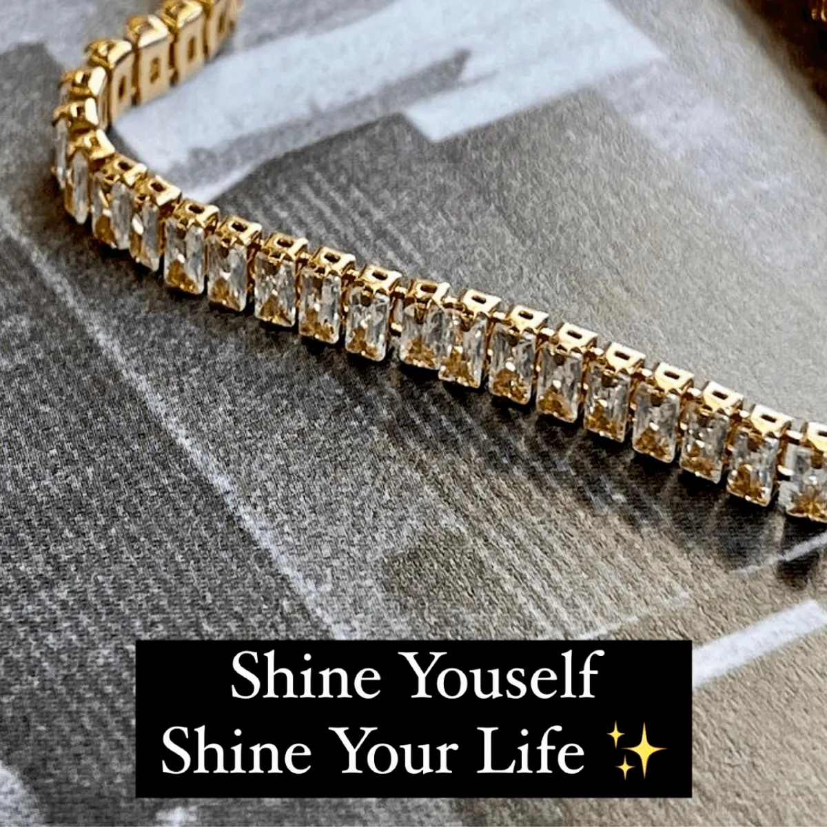 Diamond Gold Bracelet sold by Mason & Madison Co. product image thumbnail 2