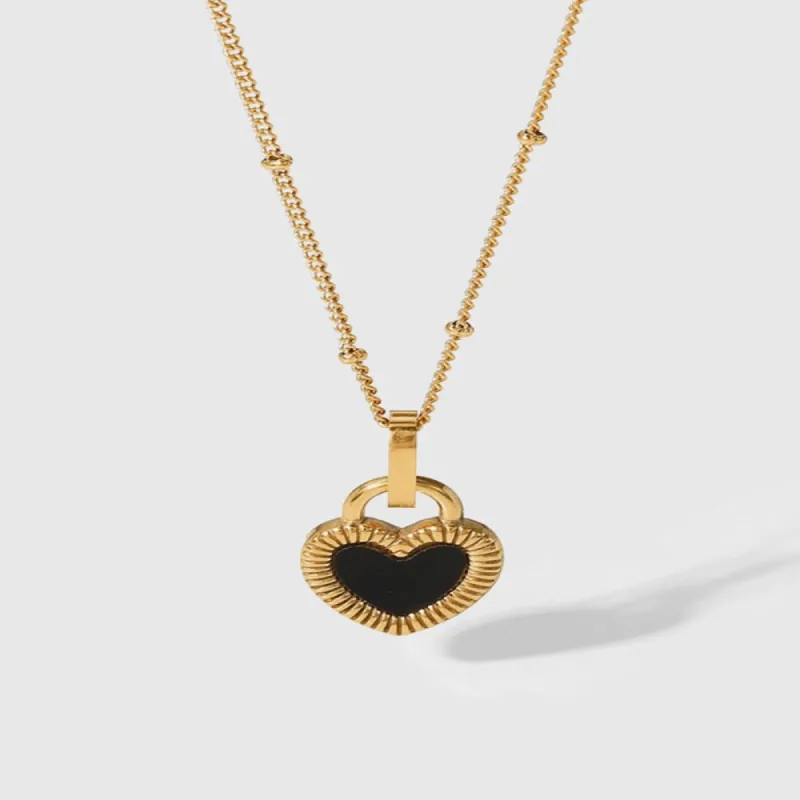 Pearl Heart Pendant Necklace sold by Mason & Madison Co.