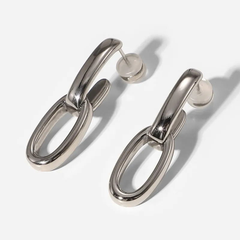 Chain Link Earrings sold by Mason & Madison Co.