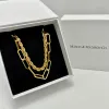 Gold Rope Chain + Link Chain Necklace Stack Bundle sold by Mason & Madison Co.