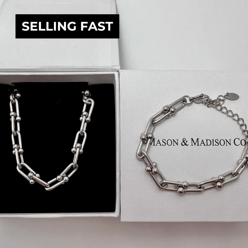 Graduated Link Chain Bundle Set sold by Mason & Madison Co.